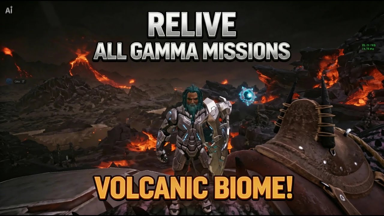 Relive Volcanic Biome Gamma Missions Challenge | ARK Genesis 1 ARK Survival Evolved