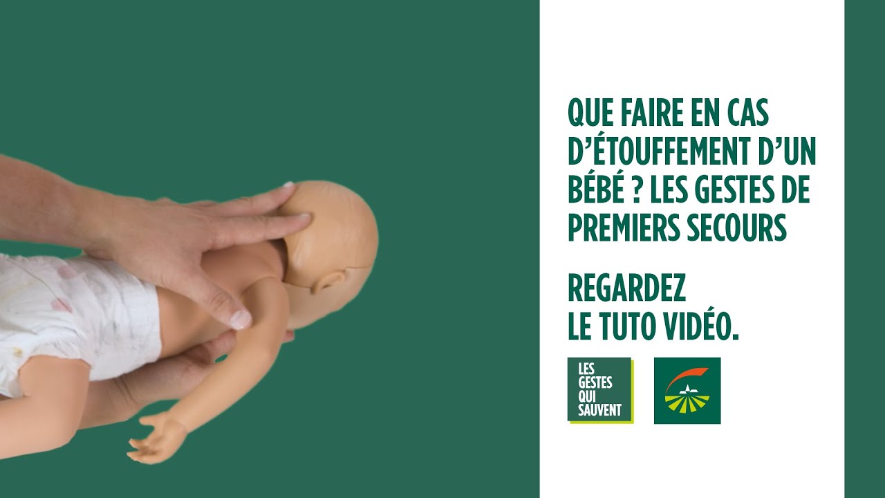 Que faire en cas d&rsquo;&eacute;touffement d&rsquo;un b&eacute;b&eacute; ? Les gestes de premiers secours
