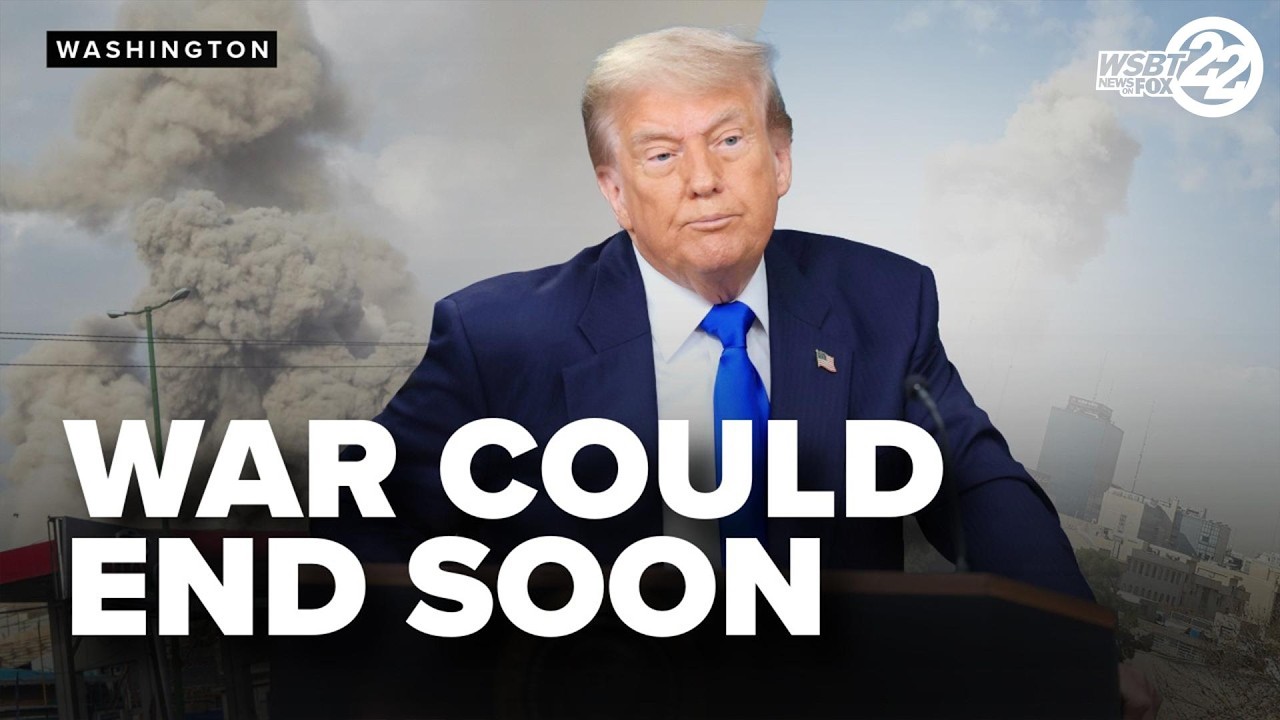 Trump says Iran conflict COULD END 'very soon'