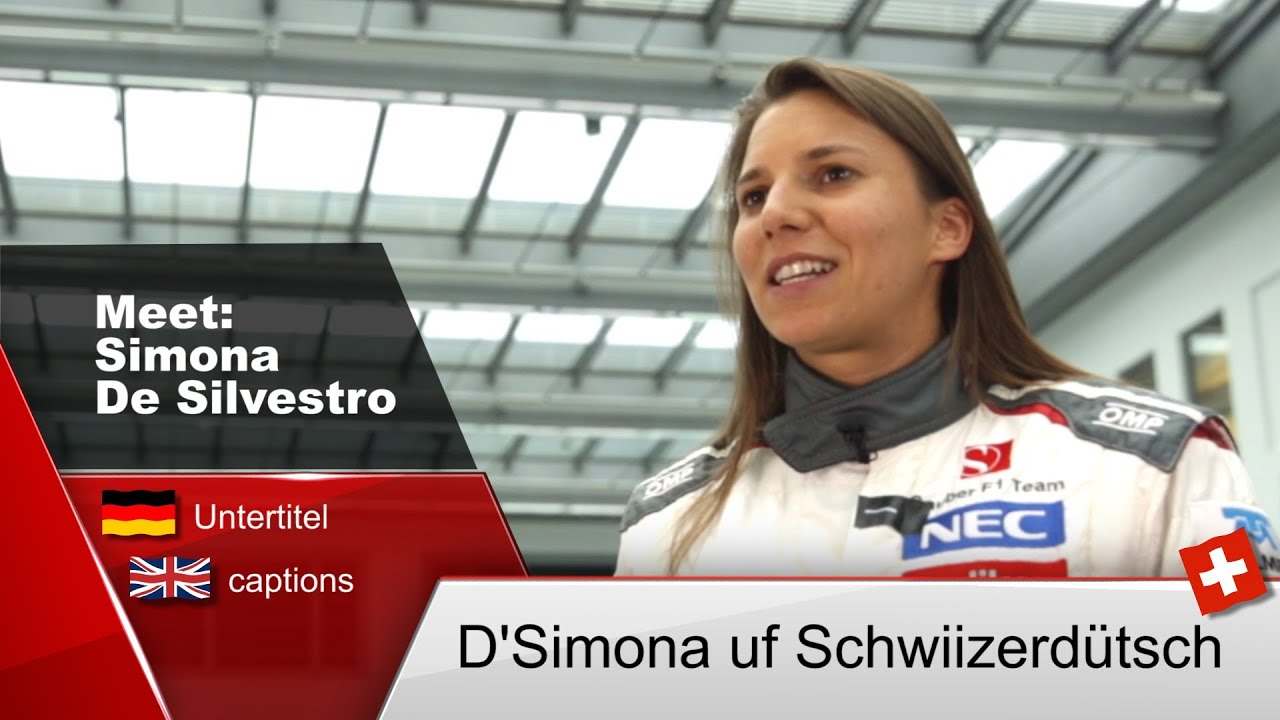 Simona De Silvestro - Uf Schwiizerdütsch! - Sauber F1 Team