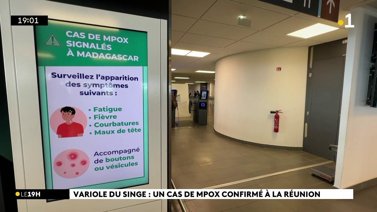 Premier cas de variole du singe à La Réunion : les voyageurs sont appelés à la prudence
