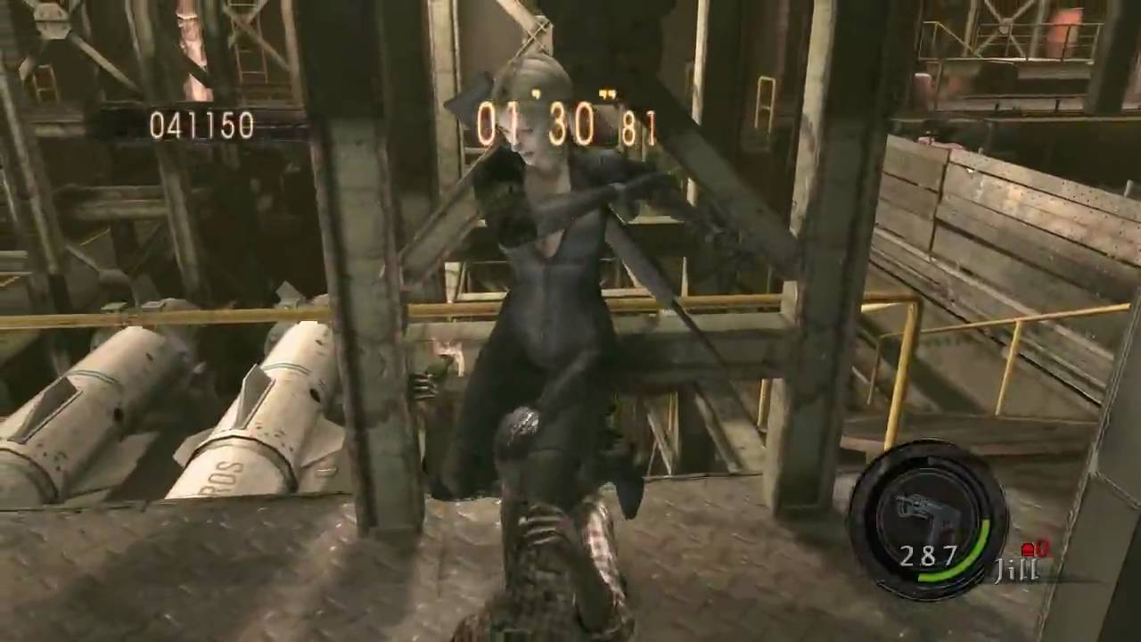 Resident Evil 5 in Slowmotion Series presents: Jill Valentine Melee moves