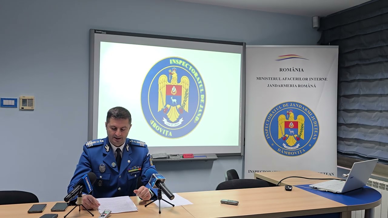Bilanțul pe anul 2025 al Inspectoratului Județean de Jandarmi Dâmbovița.