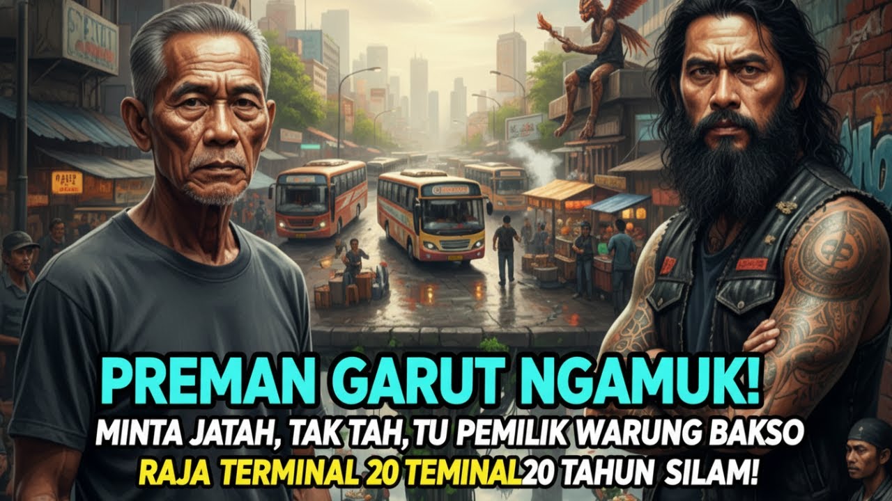 KISAH VIRAL!! PREMAN GARUT NGAMUK MINTA JATAH, TAK TAHU PEMILIK WARUNG BAKSO ITU RAJA