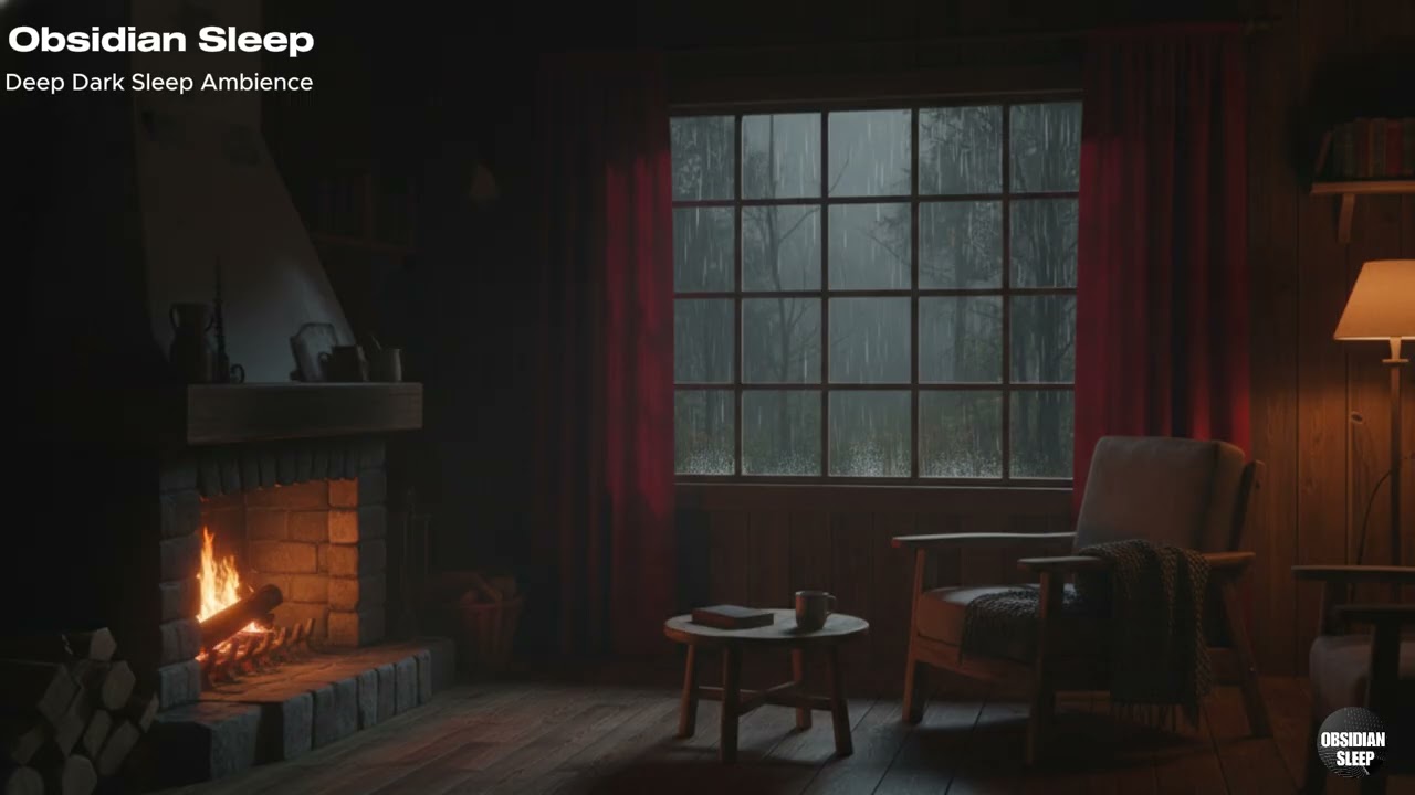 Cozy Cabin Rain 🌧 Deep Sleep Ambient (2 Hours)