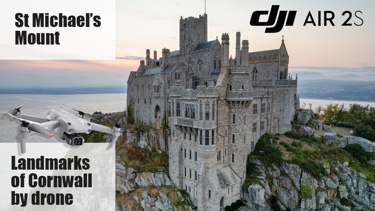 St Michael's Mount | Landmarks of Cornwall by drone