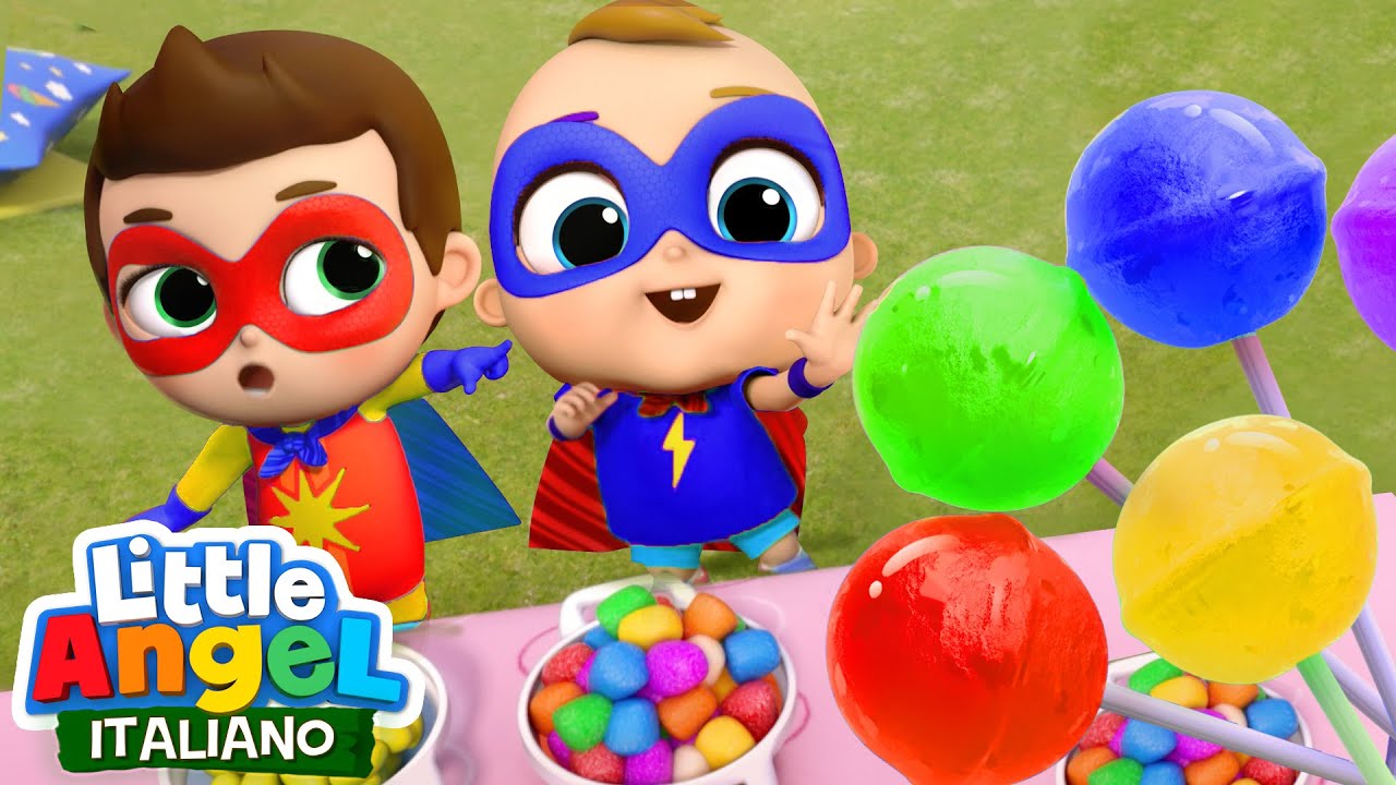 Mangiare troppe caramelle fa male!🍭 😥Cartoni Animati Con Gianni Piccino - Little Angel Italiano