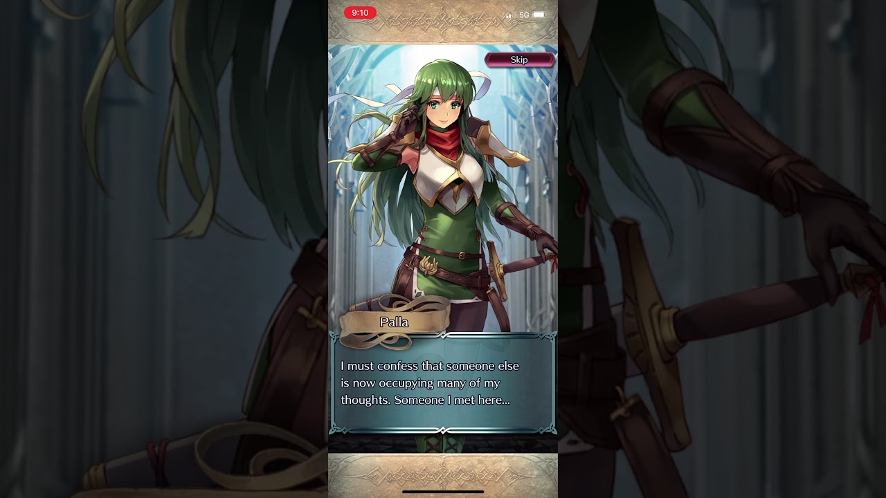 Fire Emblem Heroes - Palla Confession