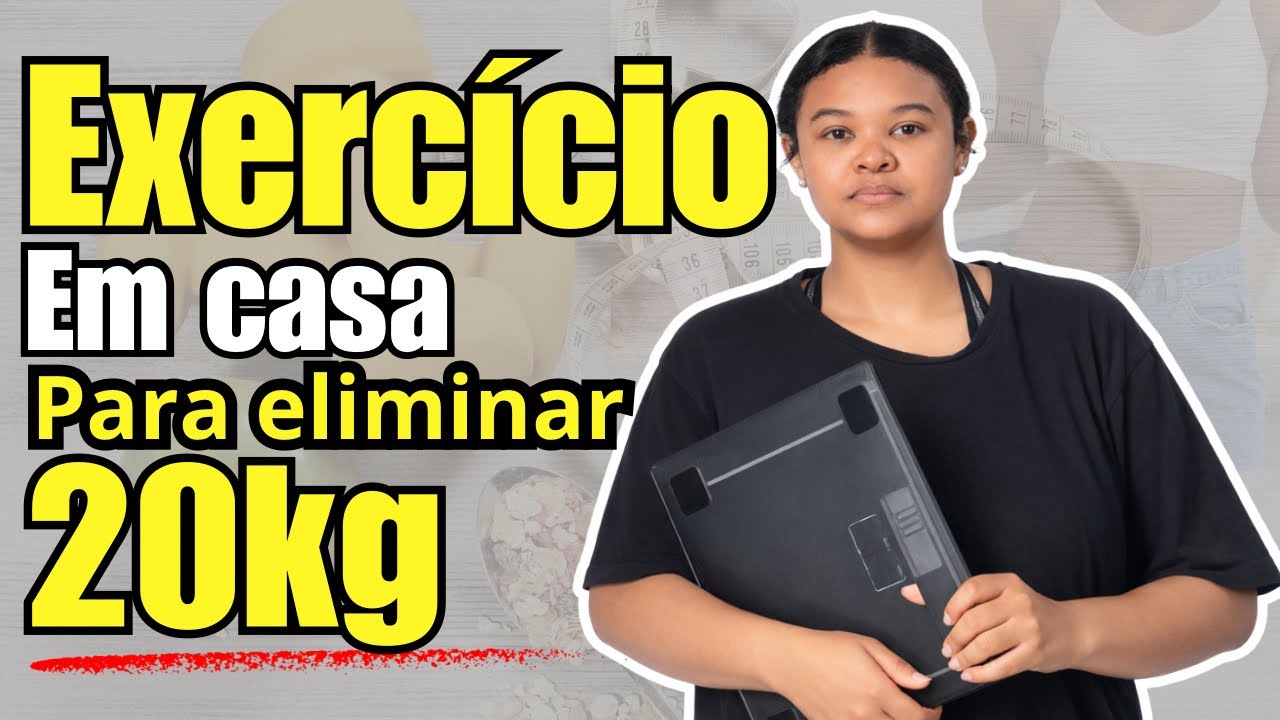 🟢1º DIA DE EXERCÍCIOS EM CASA: começando do zero para eliminar 20kg + pesagem #emagrecimentoreal 