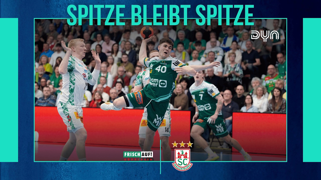 Highlights: FRISCH AUF! G&ouml;ppingen - SC Magdeburg (Saison 25/26) DAIKIN HBL | Dyn Handball