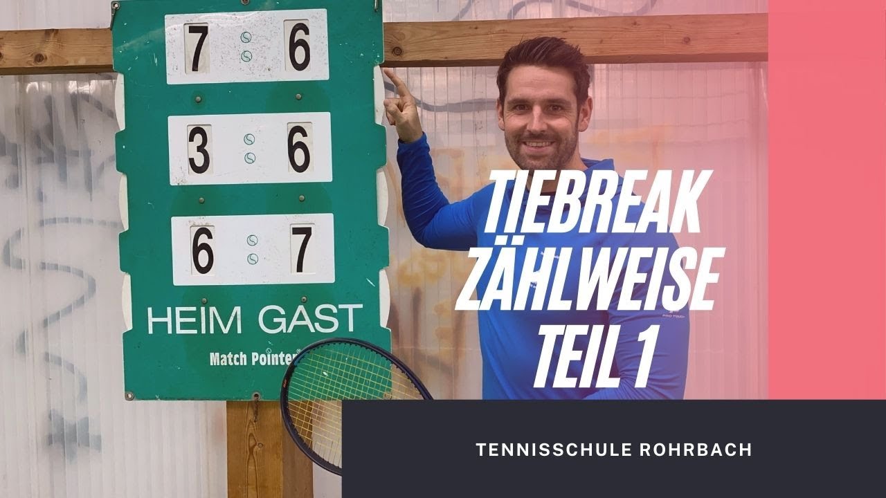 Tennis Homeschooling #6 Tiebreak / Championstiebreak richtig z&auml;hlen Theorie Teil 1!