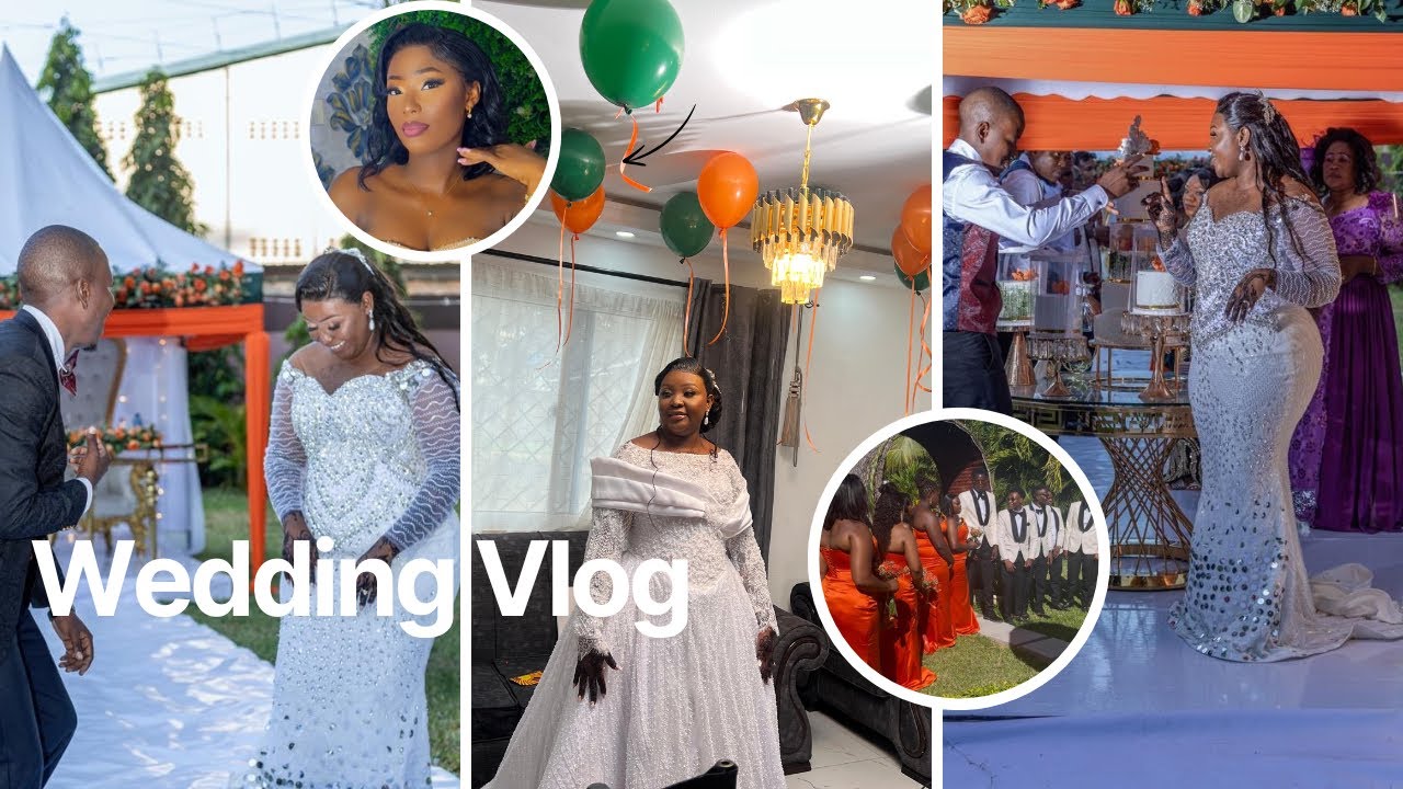 How I spent my day at a wedding || wig installation || wedding vlog|| make up