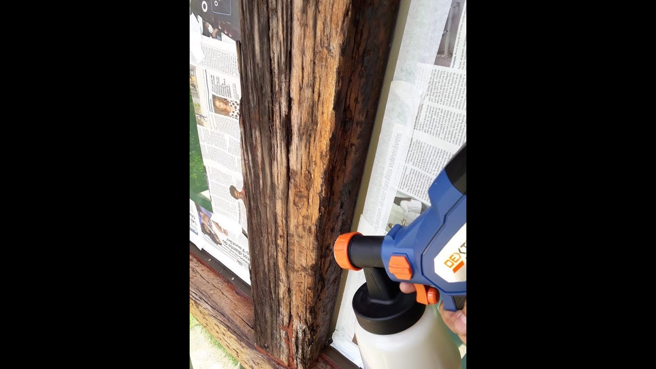 Como cuidar dos dormentes com verniz - Pulverizadora Dexter 127 V - 400 W