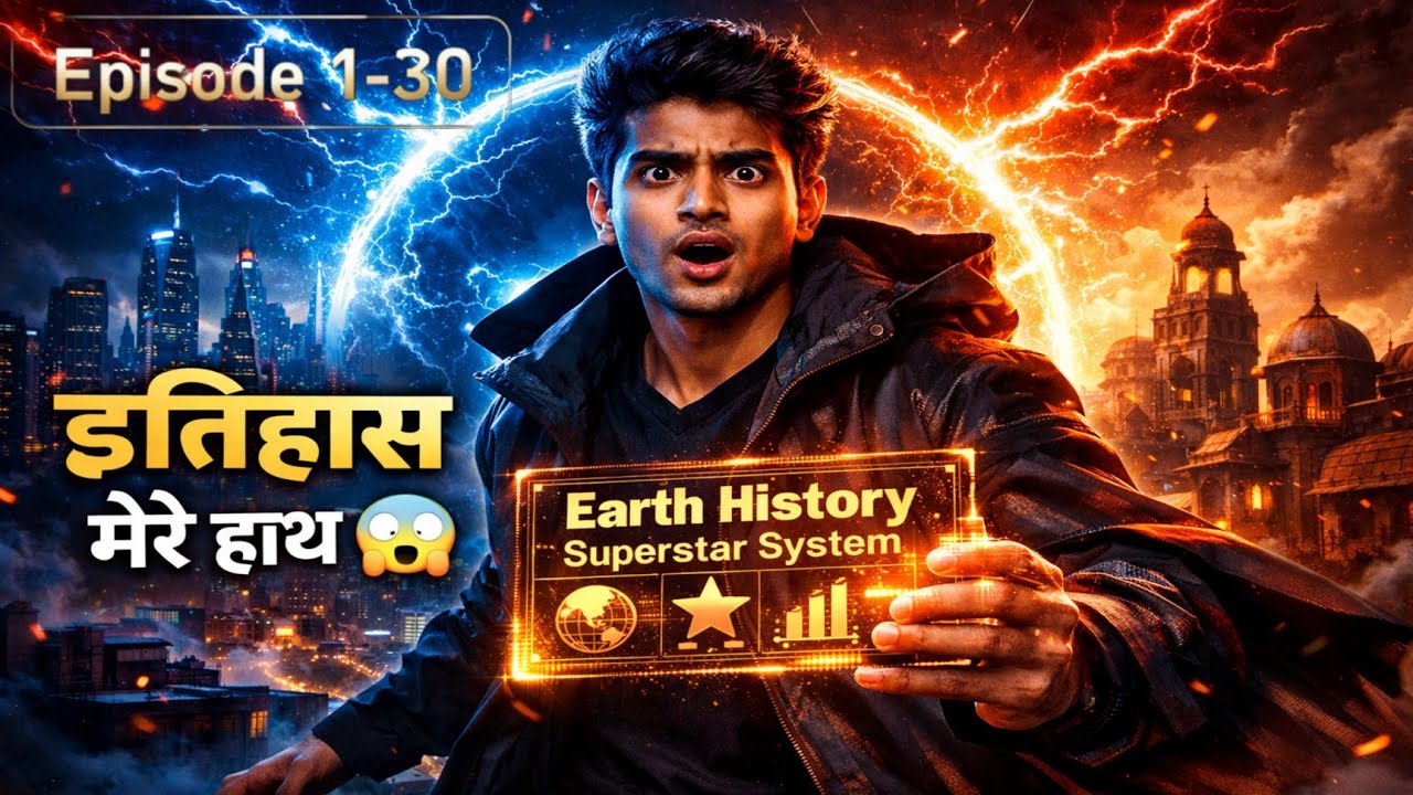 Earth History Superstar System 🔥 Rebirth in Parallel World | Full Story Hindi Episode 1-30