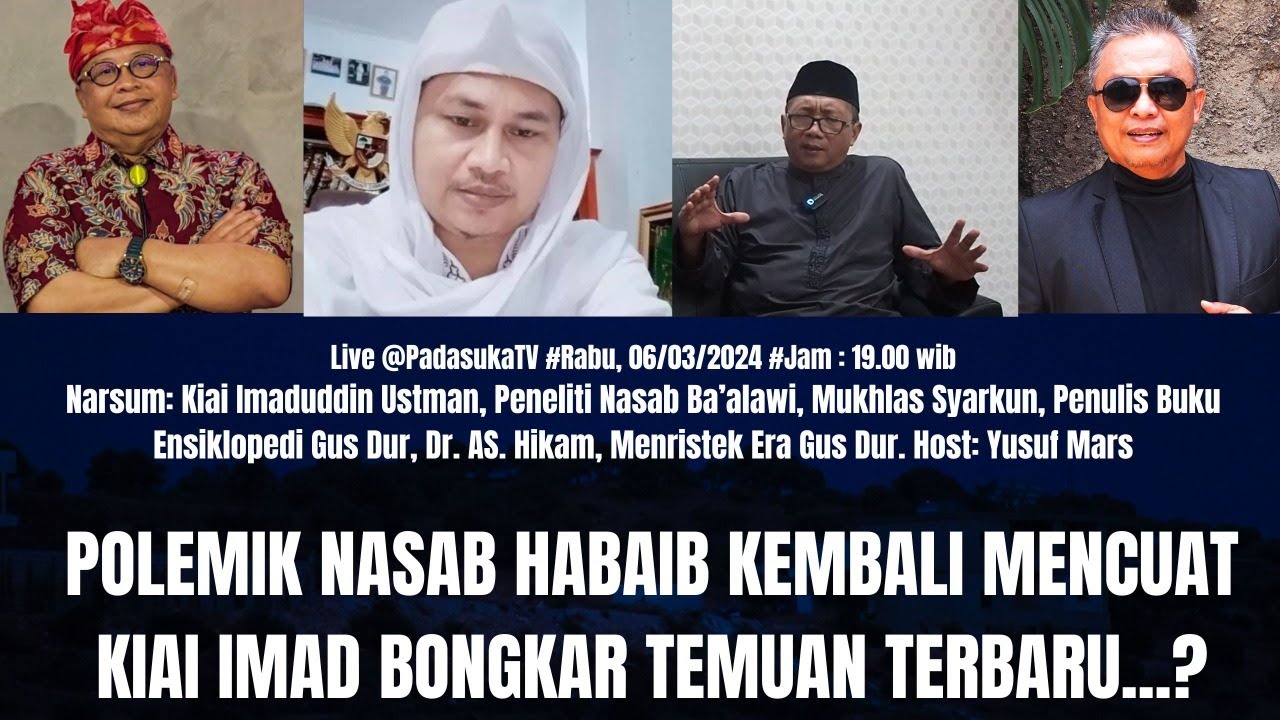 🔴Live: Eksklusif..‼️ Polemik Nasab Habaib Kembali Memanas, Kiai Imad Bongkar Fakta Terbaru