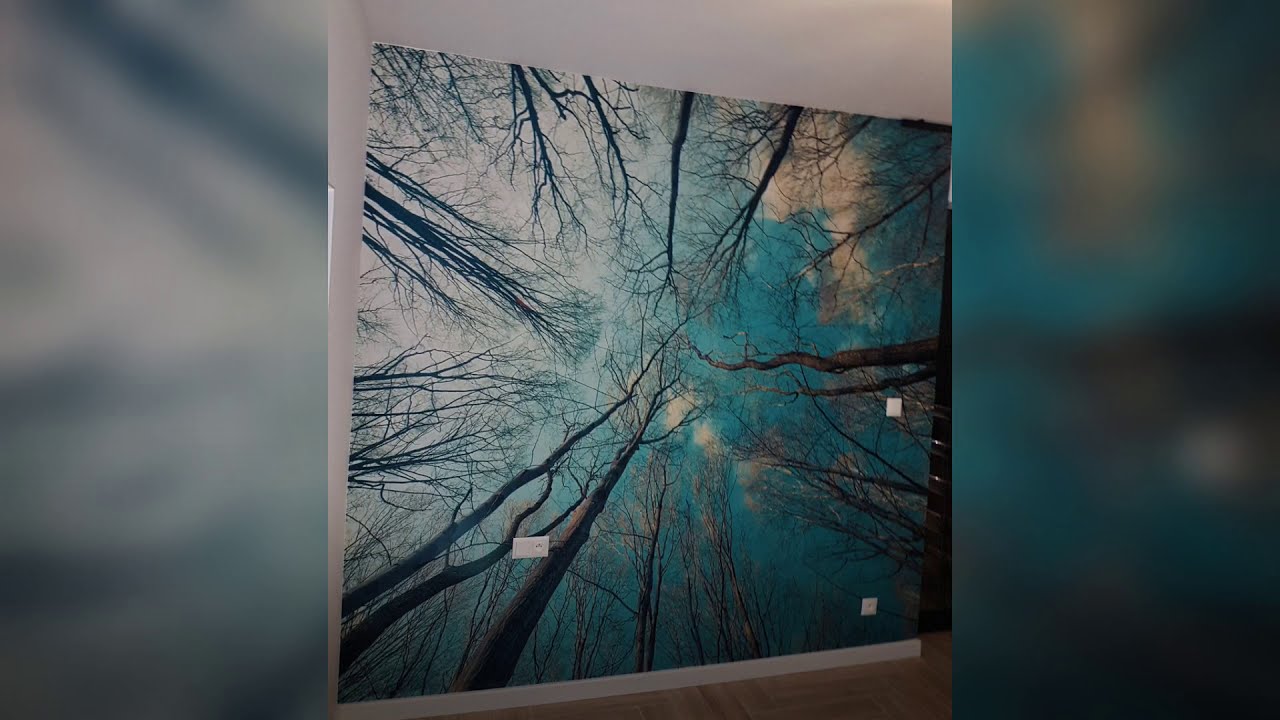MONTAŻ FOTOTAPETY BEZ ŁĄCZEŃ, DRUK TAPETY W JEDNYM KAWAŁKU