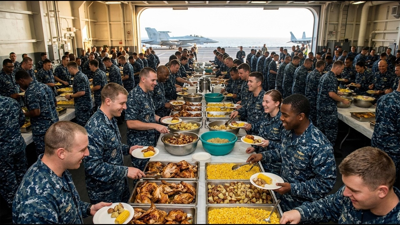 How 5,000 Sailors Eat, Sleep & Shower Inside a $13B Aircraft Carrier