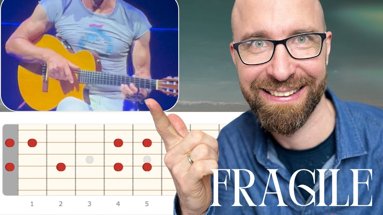 Jak zagrać na gitarze Fragile STINGA (+ TAB)
