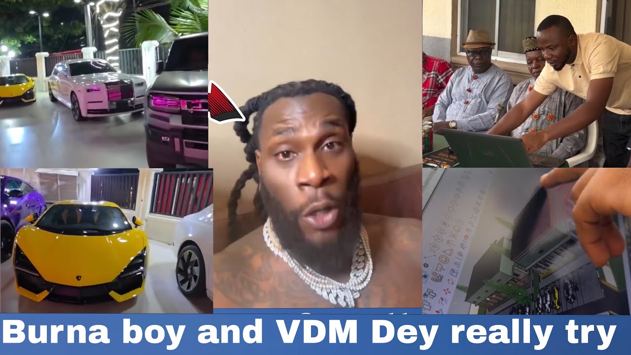 BURNA BOY SEND VDM BACK TO PORT HARCOURT ON A MISSION AS BURNA BOY SPENT $13,000,000 ON CARS 