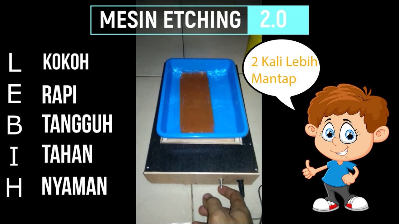 Membuat Mesin Etching PCB otomatis Versi 2.0