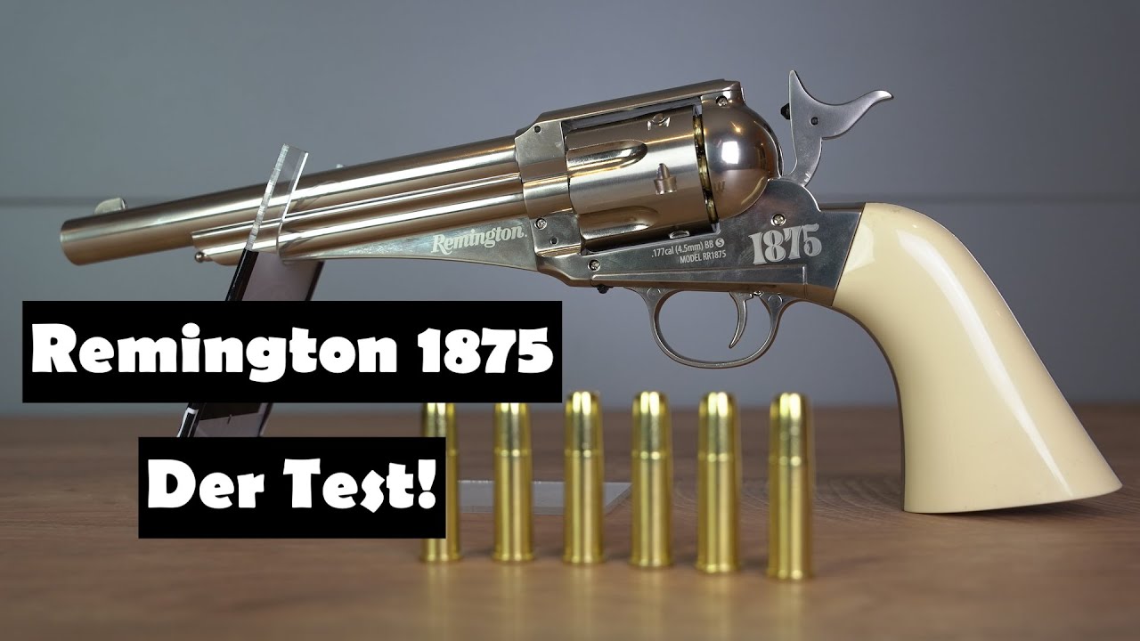 Crosman Remington Modell 1875 Co2 Revolver - mein Test und Review