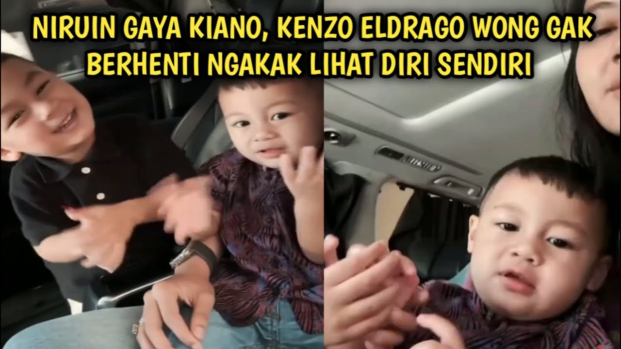 NIRUIN GAYA KIANO, KENZO ELDRAGO WONG GAK BERHENTI NGAKAK LIHAT DIRI SENDIRI