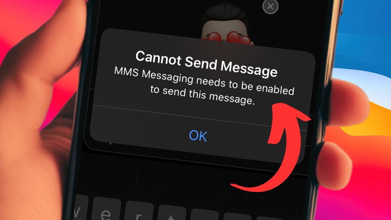 Cannot send message mms messaging needs to be enabled to send this message | iPhone | Mac | iOS 18