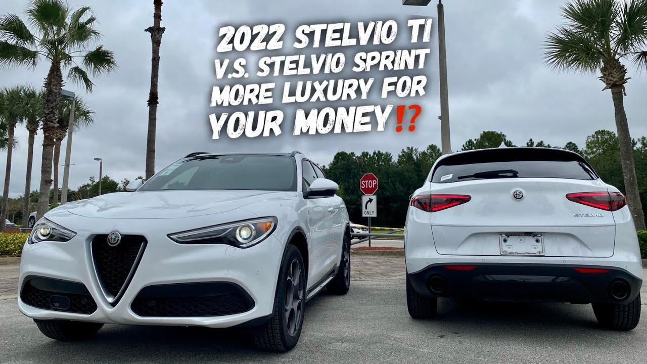 Сравнение моделей Alfa Romeo Stelvio TI Luxury и SPRINT Base 2022 года
