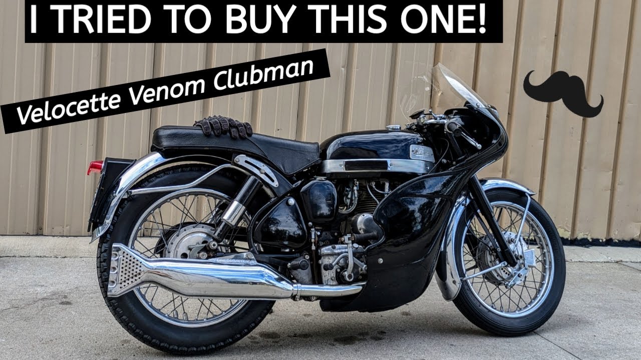 Винтажный Velocette Venom Clubman 500 — всего 6300 миль — Ух ты!