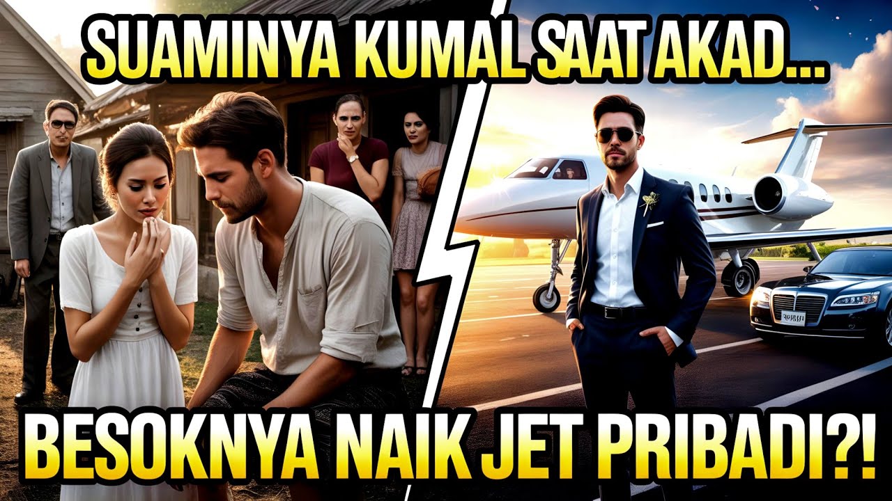 SUAMINYA BERPAKAIAN KUMAL SAAT AKAD — BESOKNYA IA DIANTAR JET PRIBADI‼️