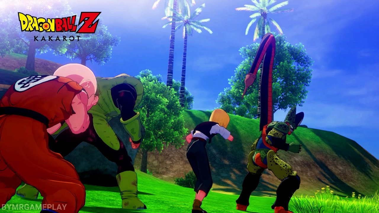 Dragon Ball Z Kakarot Cell absorbe al androide 18