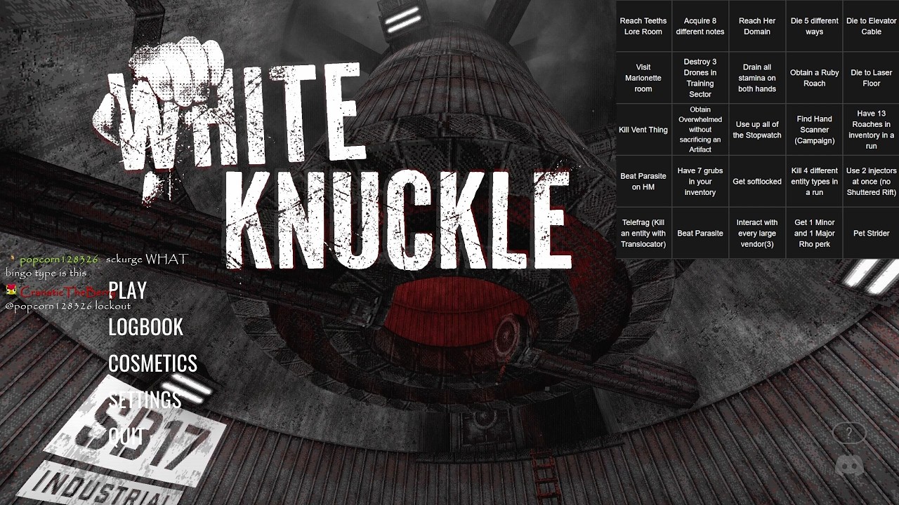 White Knuckle Lockout Bingo [with ProFuZ]