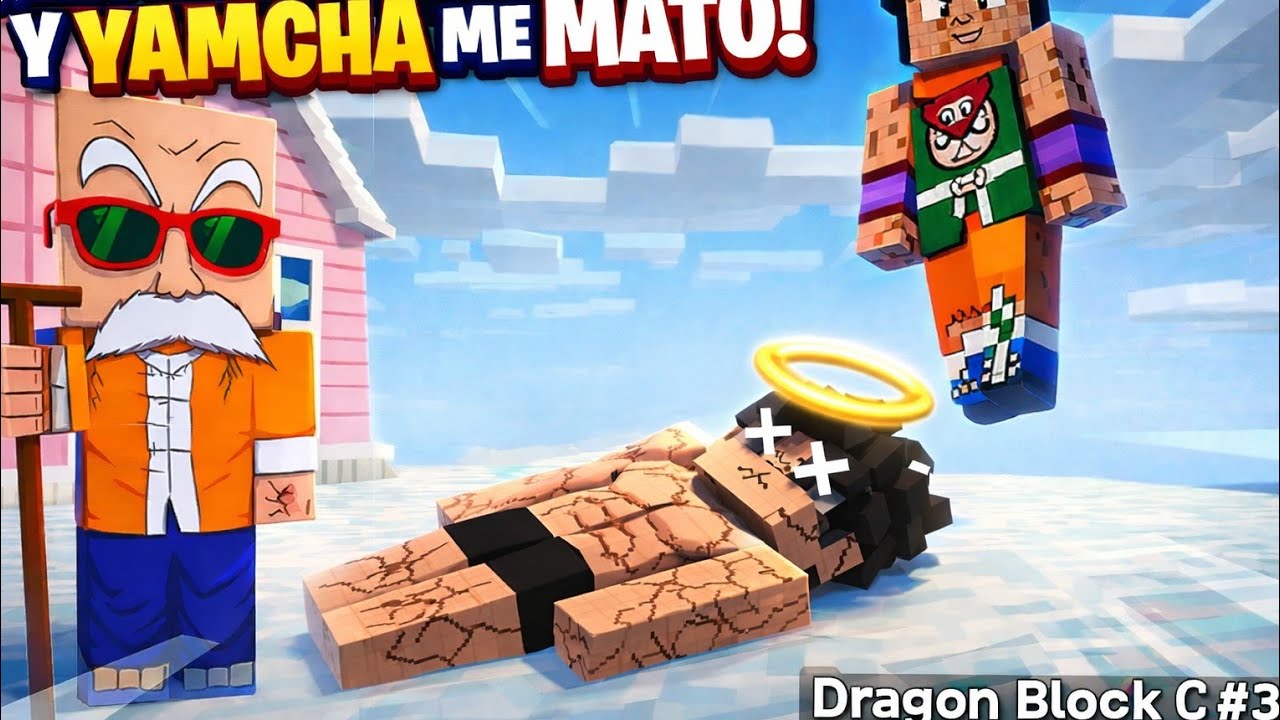 ¡ENCONTRÉ LA KAMI HOUSE Y YAMCHA ME MATÓ! Dragon Block C #3 #dbz #goku #yamaha #roshi #dragonblockc
