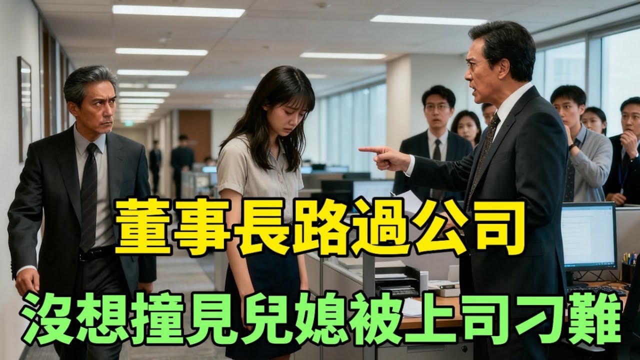 董事長路過公司，沒想撞見兒媳被上司刁難，精彩來了 #上司和下屬