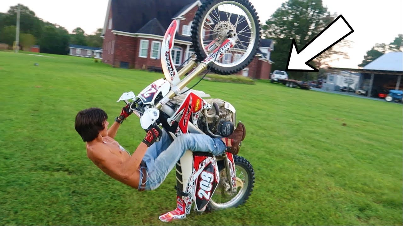 SOLD HIM MY DIRT BIKE and HE DOES THIS!