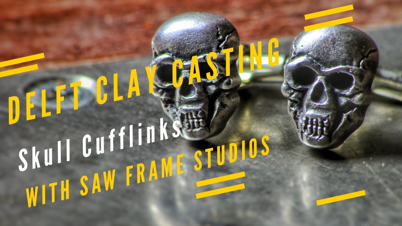 Delft clay casting skull