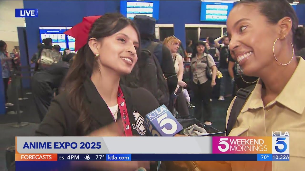 Fans converge in downtown Los Angeles for 2025 Anime Expo 