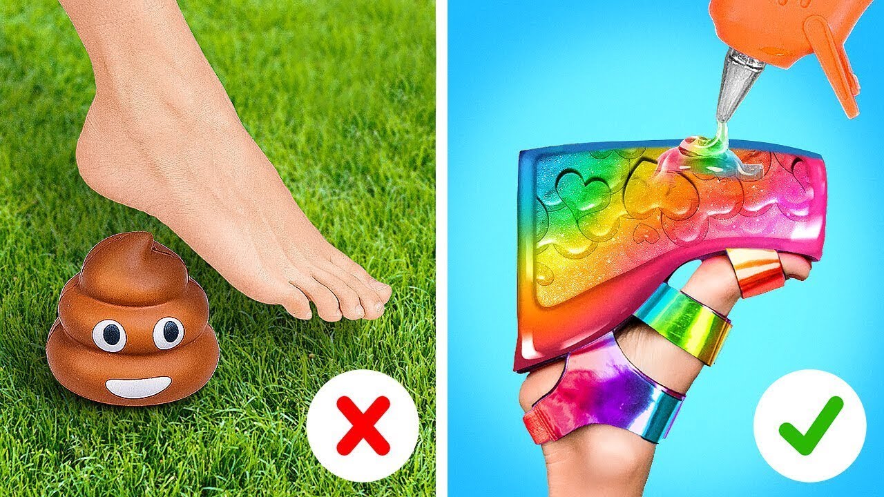 Truques coloridos para reformar seus calçados 🌈 👠 Artesanatos incríveis para qualquer ocasião