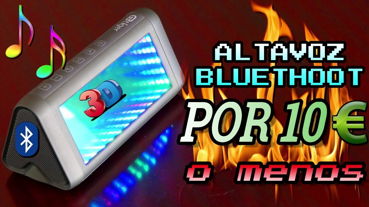 El ALTAVOZ BLUETOOTH más ECONOMICO del MERCADO | GBTIGER BS-1025 | REVIEW 4K