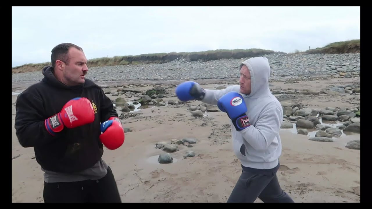 Body Sparring On Irish Beach With 2 Tough Guys @theofficial-brettmay8136