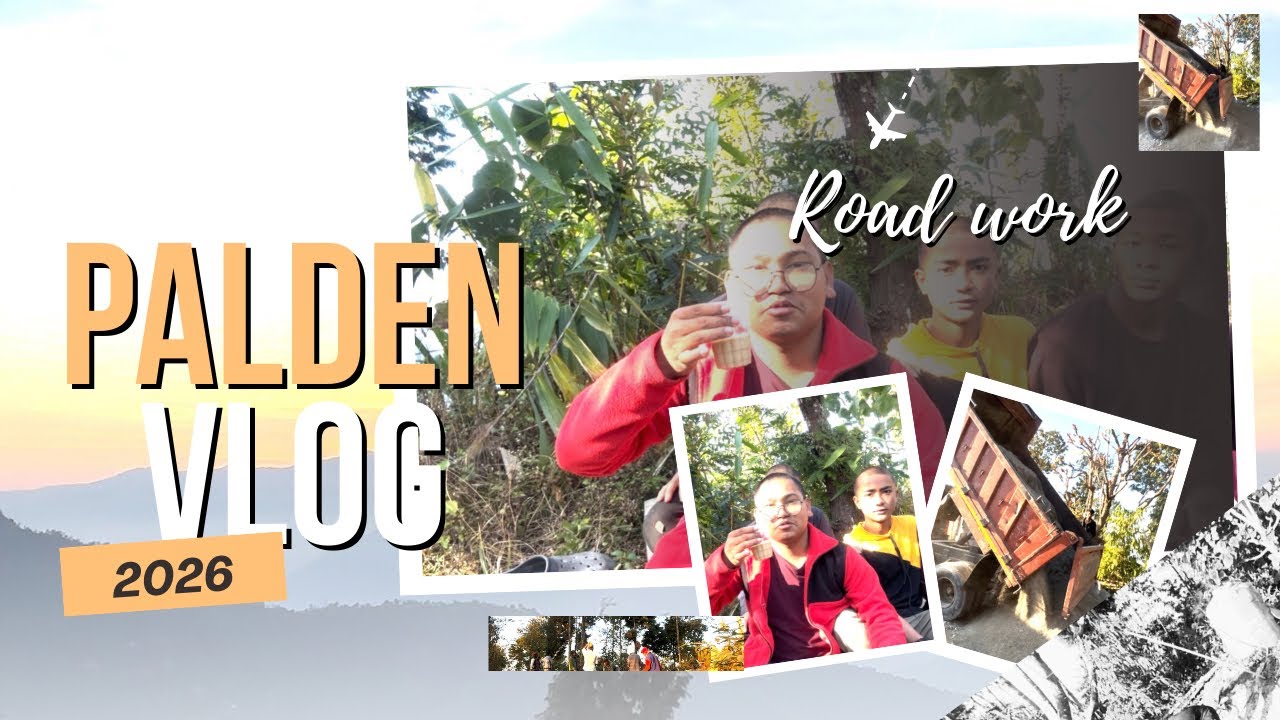 Same day same vlog vayo hai aja ko video poni 🙏😀… #kundeling #monks #teamwork #road  #work