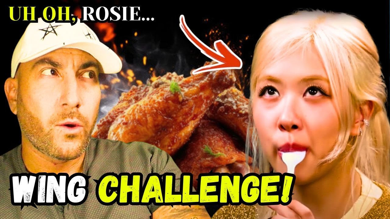 ROSÉ - HOT Spicy Wings CHALLENGE! | Hot Ones - FIRST REACTION!