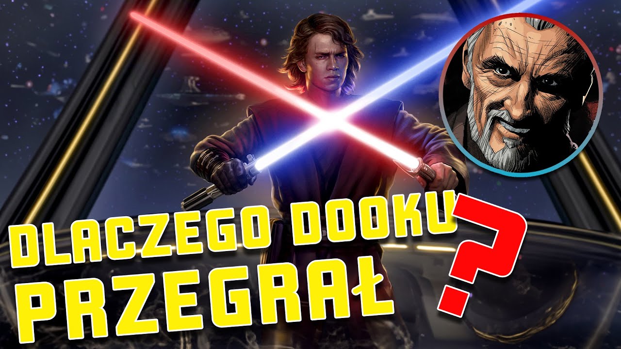 Dlaczego Dooku przegrał z Anakinem? Bał się jego potęgi?
