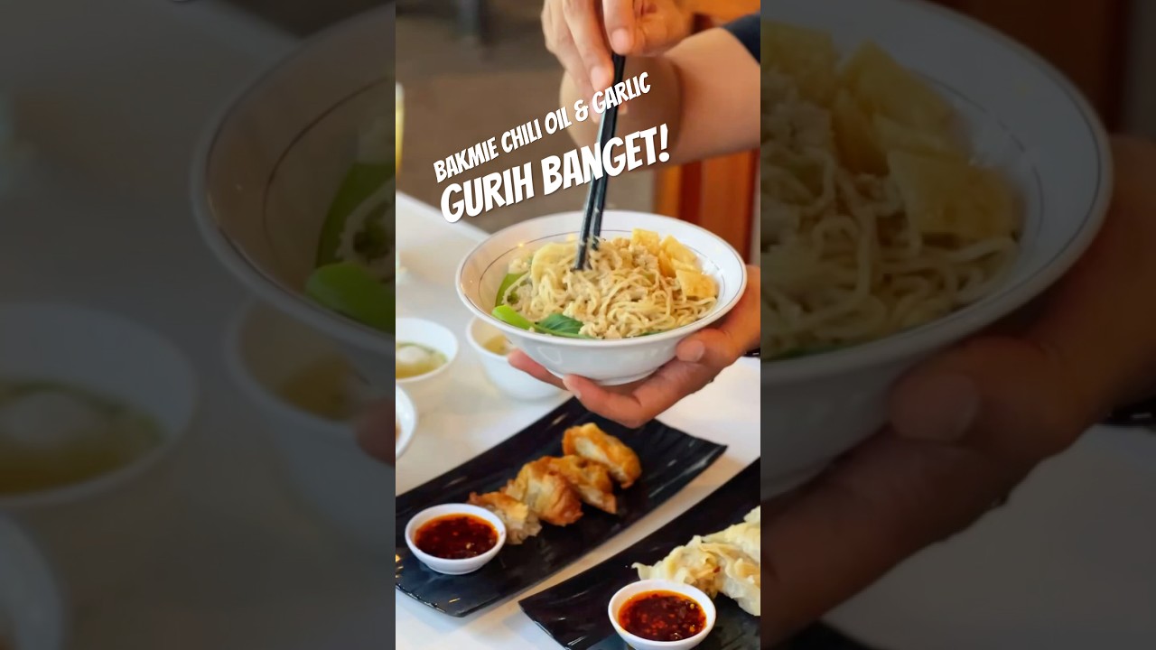 Bakmie Chili Oil & Garlic-nya Mantap di Denpasar #kulinerbali