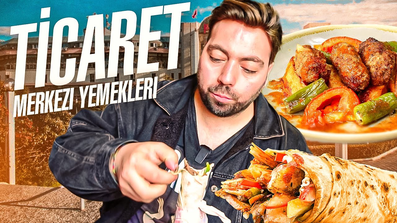 TİCARET MERKEZİNDEKİ SOKAK LEZZETLERİNİ DENEDİM ! PERPA