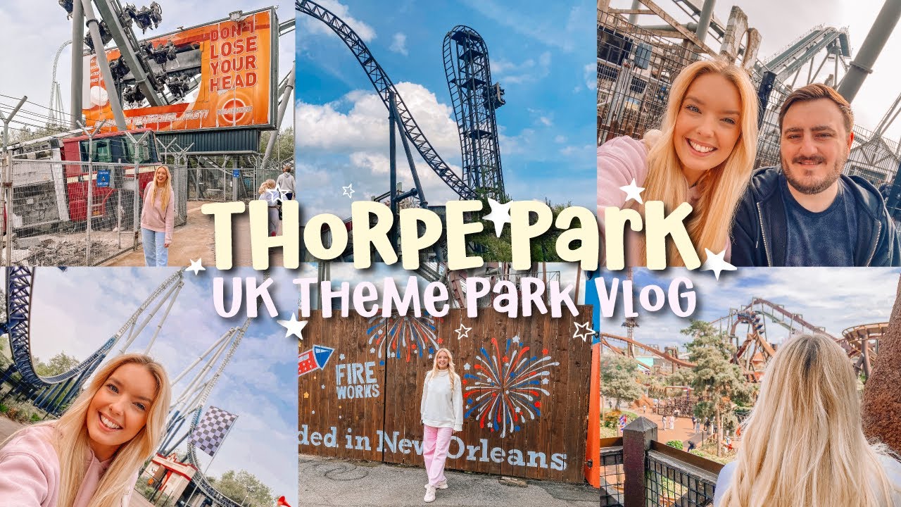 THORPE PARK VLOG 2025 | DAY 2 | SHARK HOTEL STAY | UK THEME PARK VLOG 2025