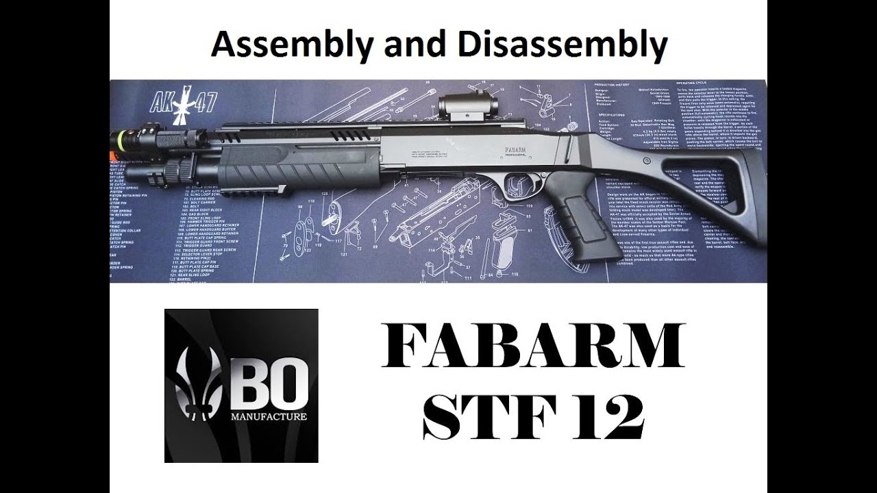 STF12 Spring Shotgun Assembly and Disassembly (Barrel Assembly Only)