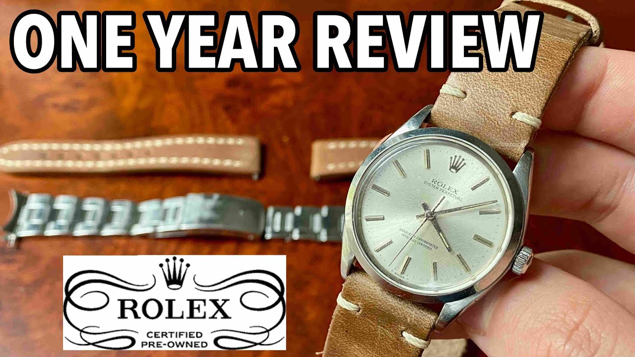 Обзор винтажных часов Rolex Oyster Perpetual 1002 (1983)