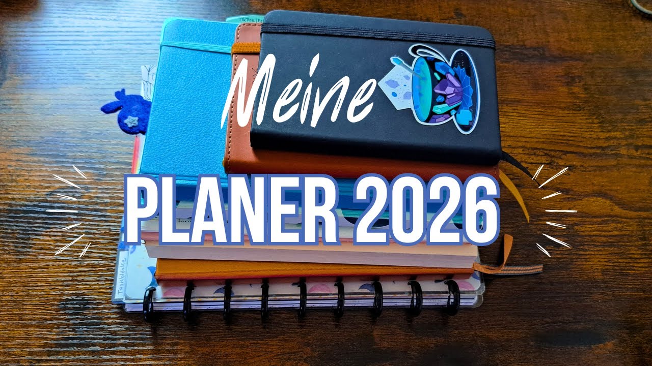 Meine Planer 2026: Was bleibt, was neu wird und was in 2025 bleibt
