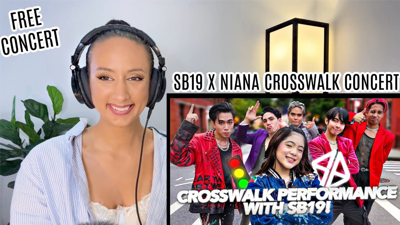 Crosswalk Concert with SB19 | Niana Guerrero REACTION | NIANA X SB19